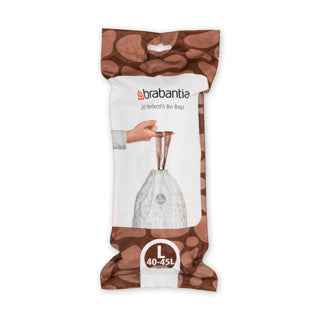 Brabantia perfectfit waste bag, code l, 45l, 20 pieces