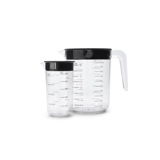 Brabantia sabrosa+ copa de medición set 2 gris oscuro oscuro