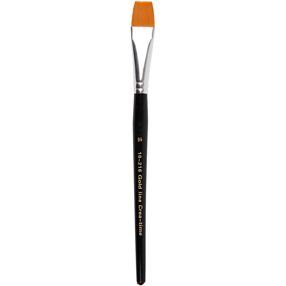 Creativ company gold line penselen, afm 16, l: 19 cm, b: 17 mm, 6 stuk 1 doos