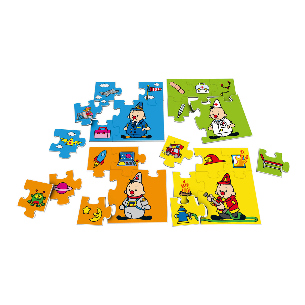Bomme Puzzle Beruffer, 4IN1