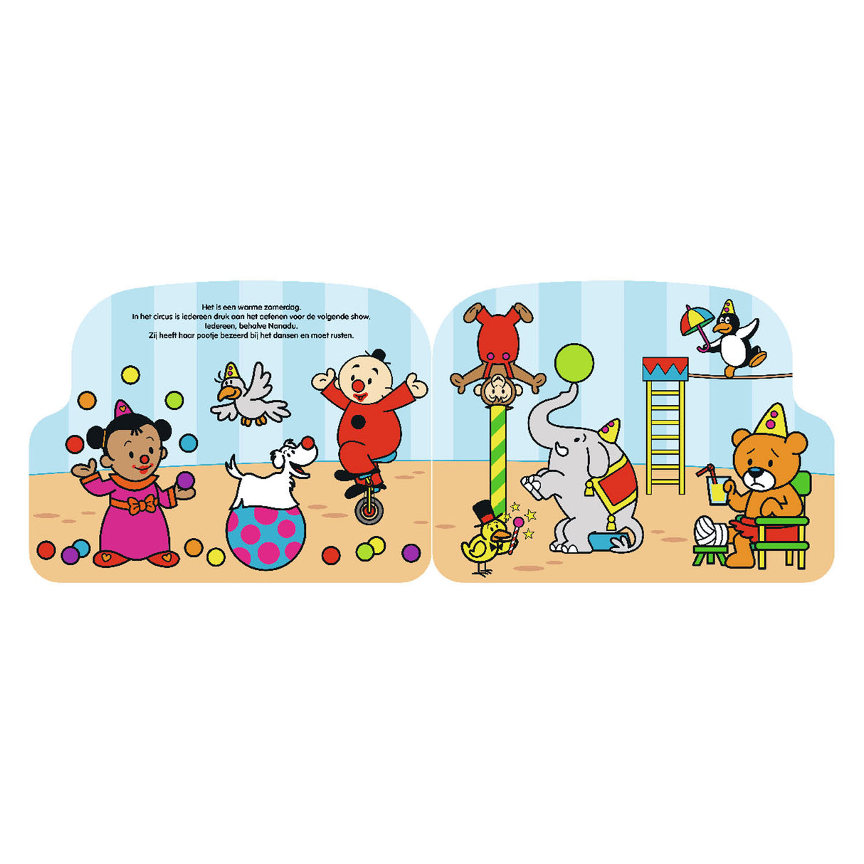 Studio 100 Cardboard Book with Wheels The Ice Cream Cart