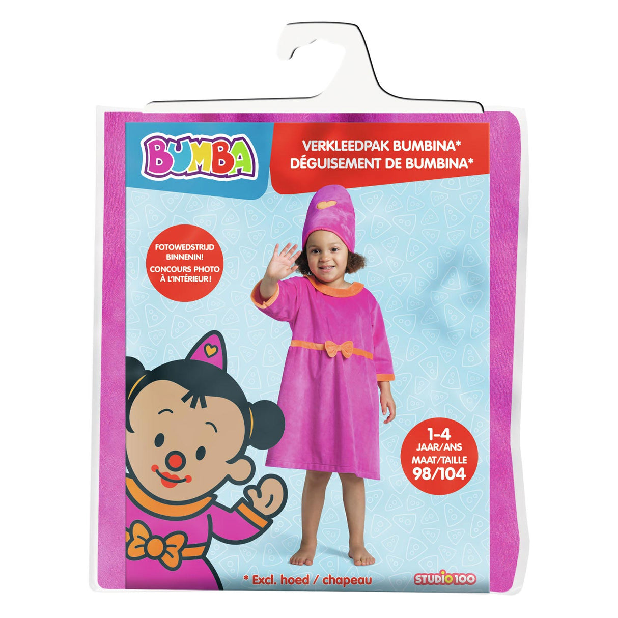 Studio 100 Bumba: costume de robe Bumbina, 1 à 4 ans