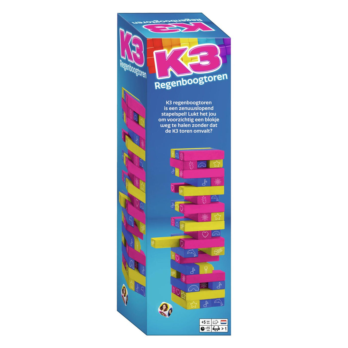 Studio 100 Rainbow Tower Stapel and Balance Game