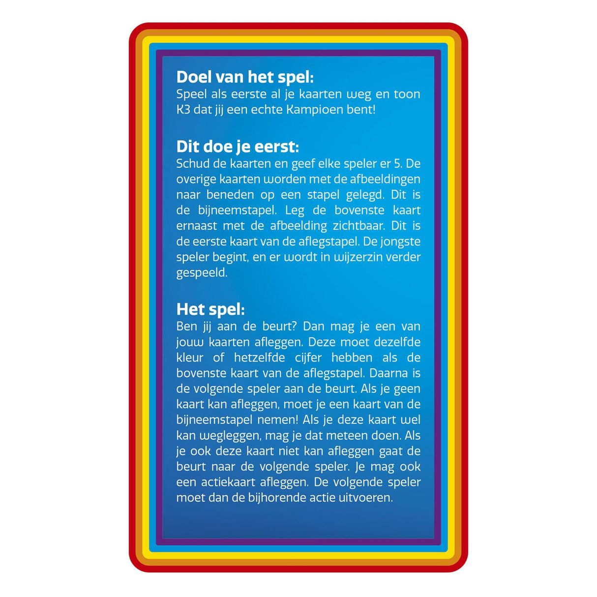 Studio 100 Card Game