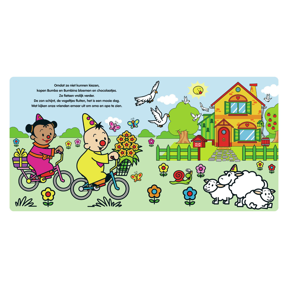 Bumba Kartonboek - Besuch von OMA und Opa