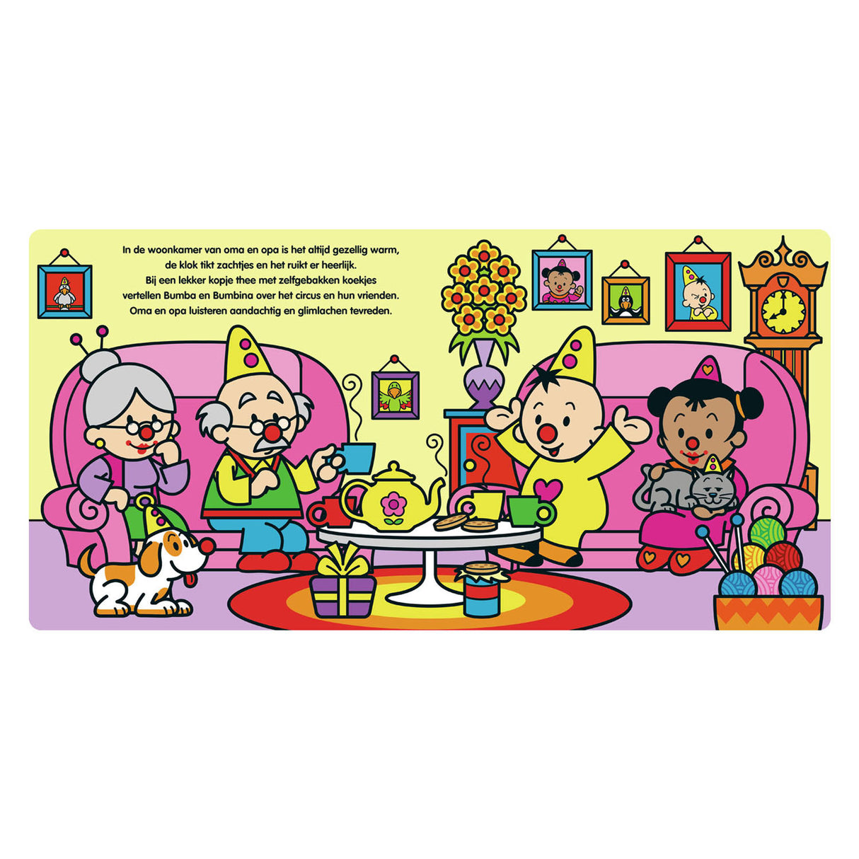 Bumba Kartonboek - Besuch von OMA und Opa