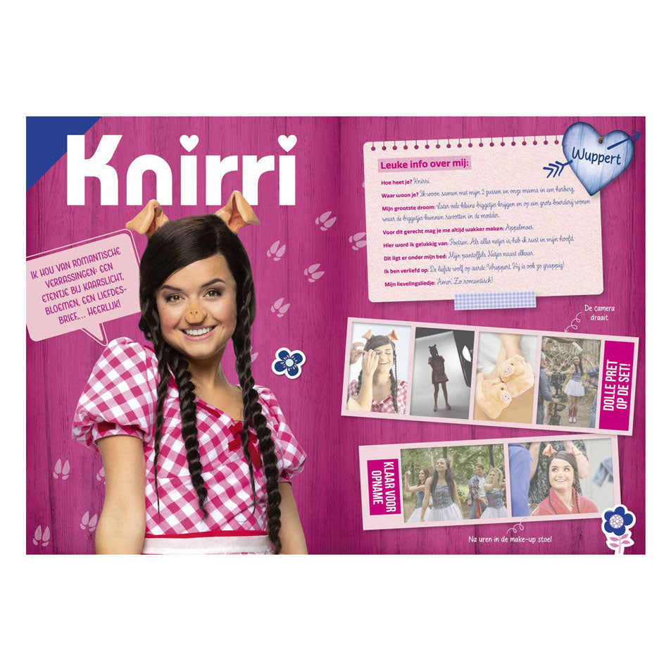 Studio 100 K3: 3 porcelets fanboek avec autocollants