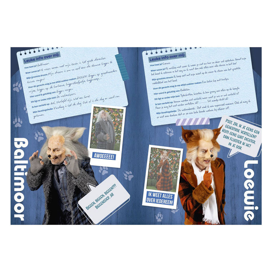 Studio 100 K3: 3 porcelets fanboek avec autocollants