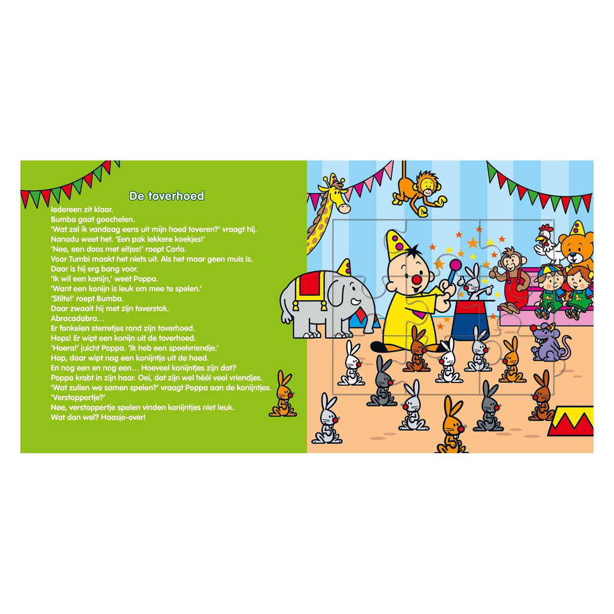 Studio 100 Bumba Puzzle Book - Geel