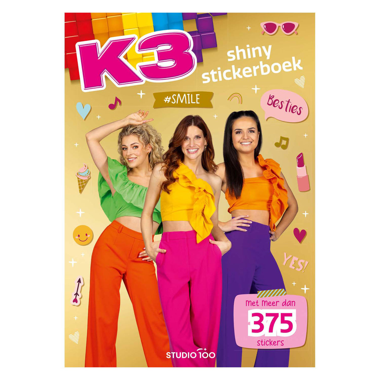 Studio 100 K3 Sticker Book - Stickers Shiny
