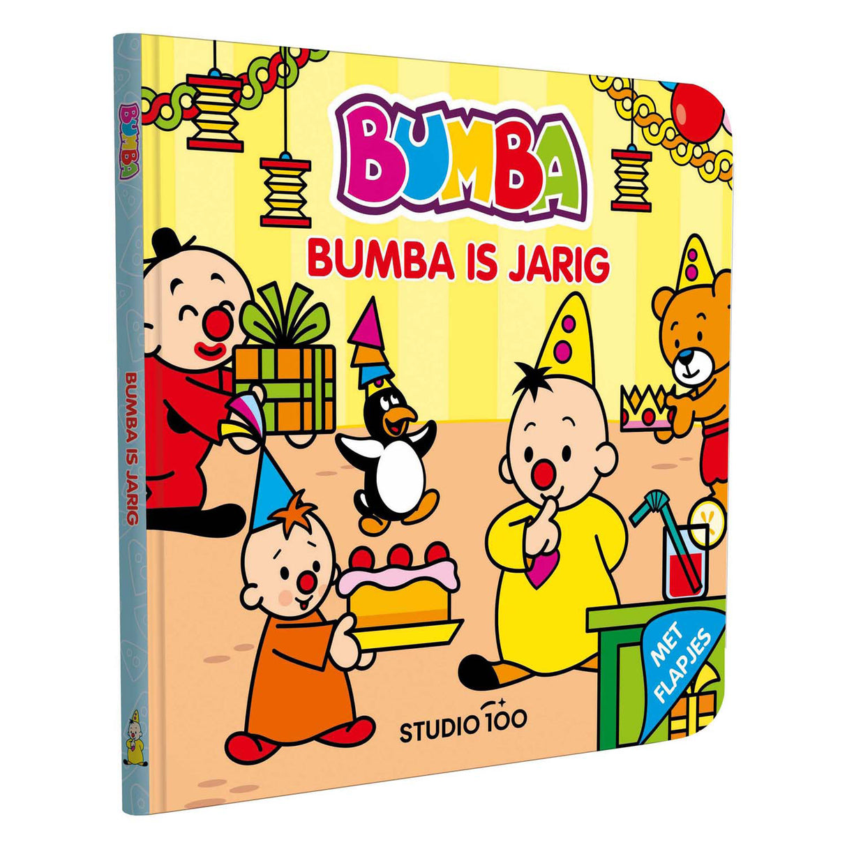 Studio 100 bumba kartonboek met flapjes - bumba is jarig