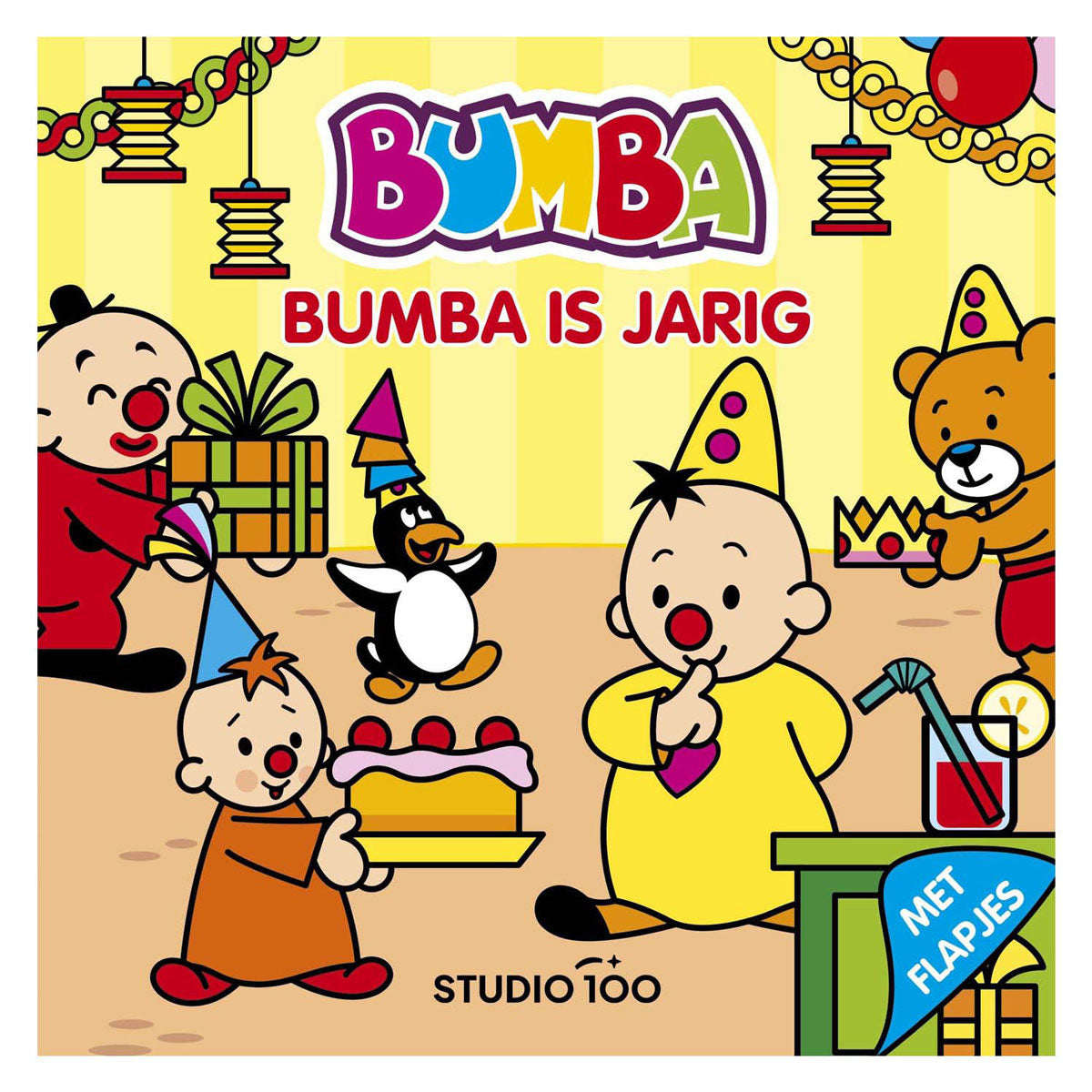 Studio 100 bumba board book s chlopňami - bumba má narodeniny