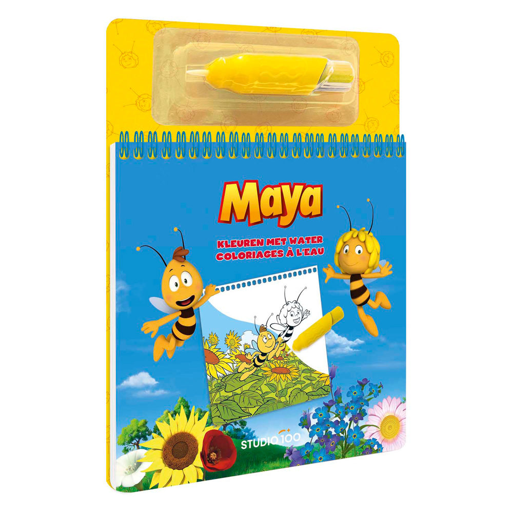 Omaľovánka Studio 100 maya - farbenie vodou