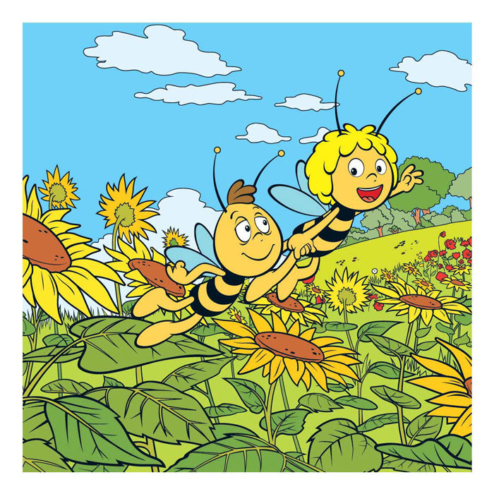 Studio 100 Maya coloring book - coloring with water