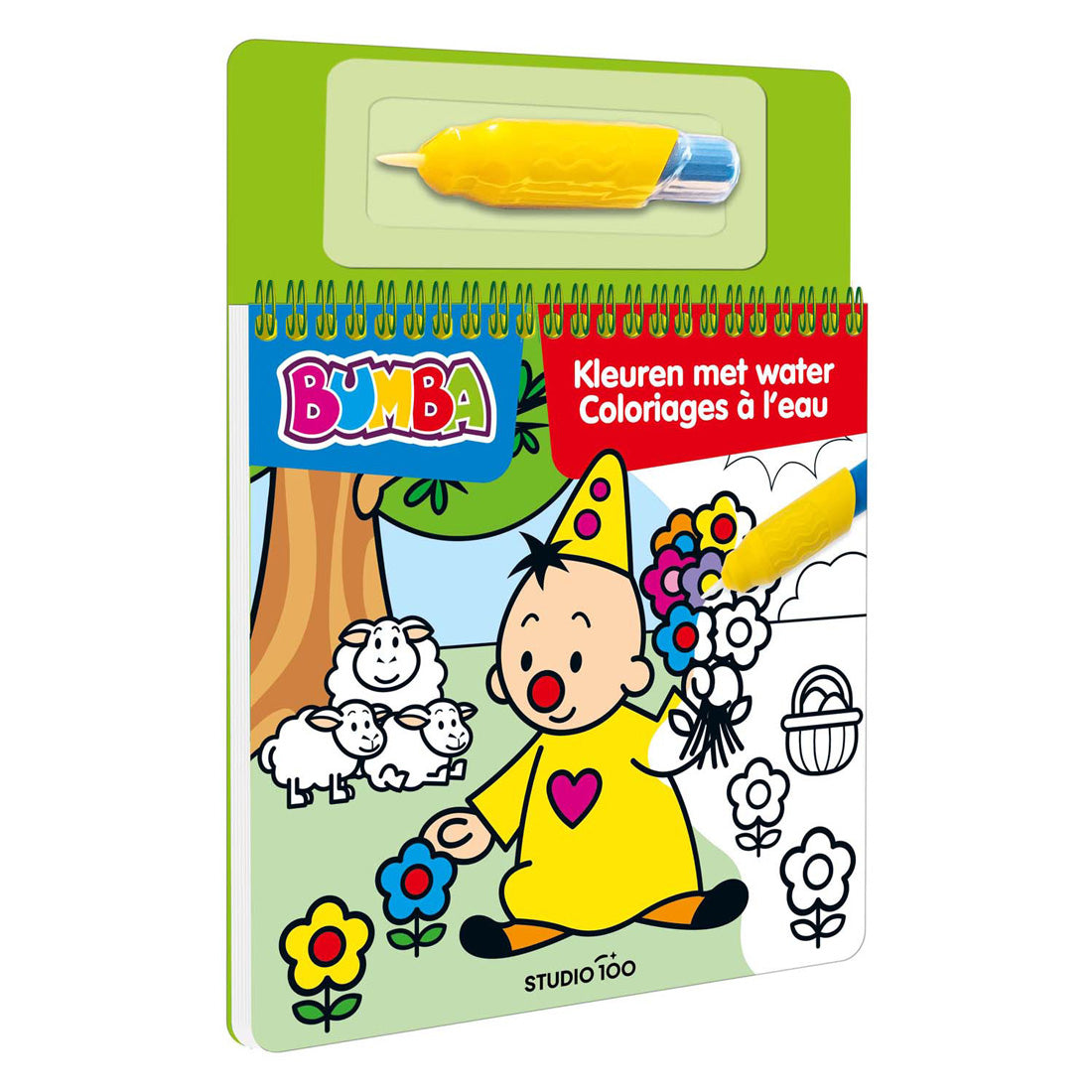 Studio 100 Bumba coloring book - coloring with water - green