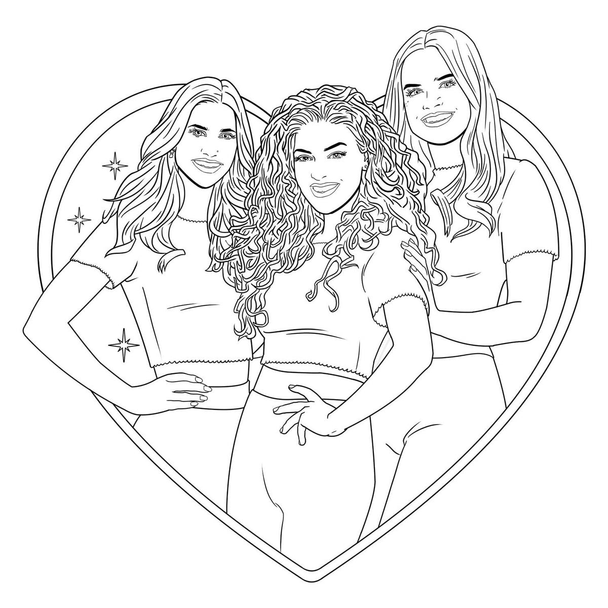 Studio 100 k3 coloring book - coloring with water