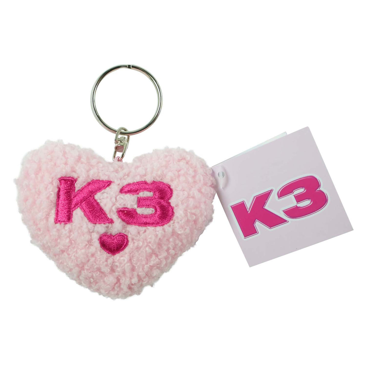 Studio 100 k3 plush heart keychain