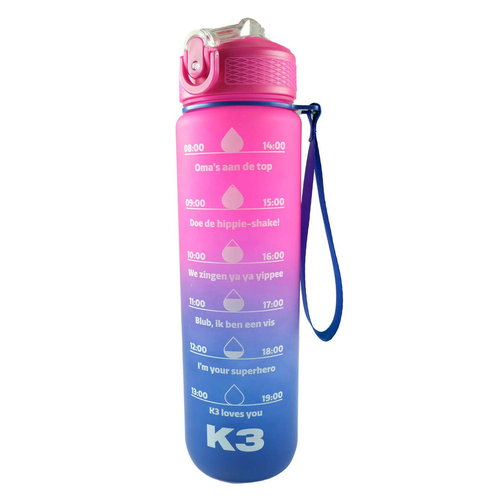 Studio 100 k3 motivational drinking bottle 1l
