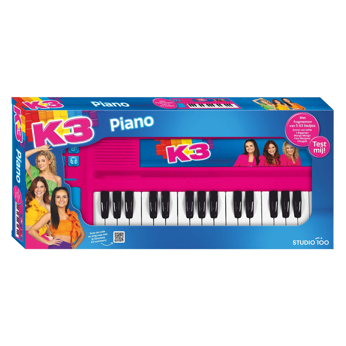 Studio 100 k3 piano with 5 k3 songs