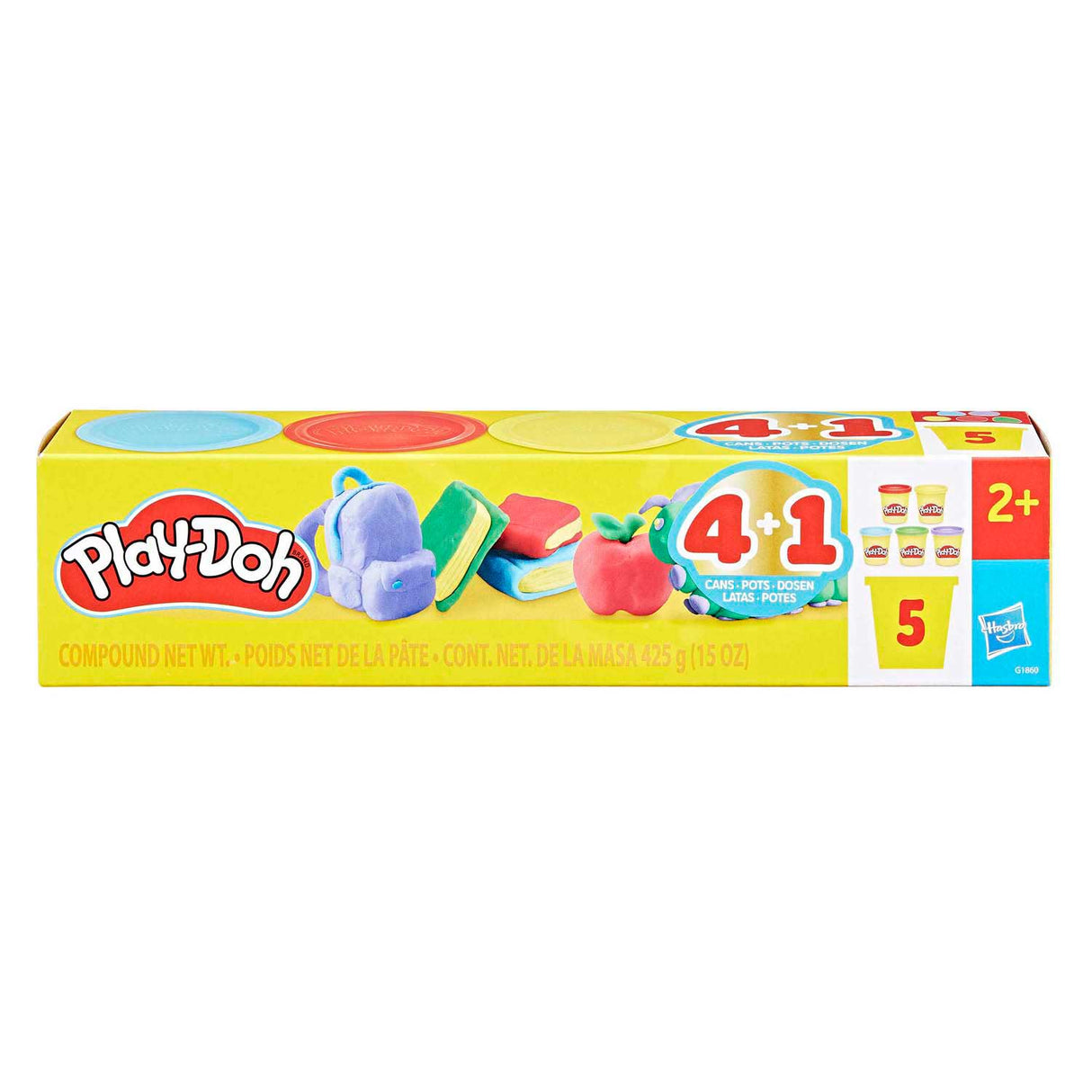 Play-doh back to school - 5 kleipotjes