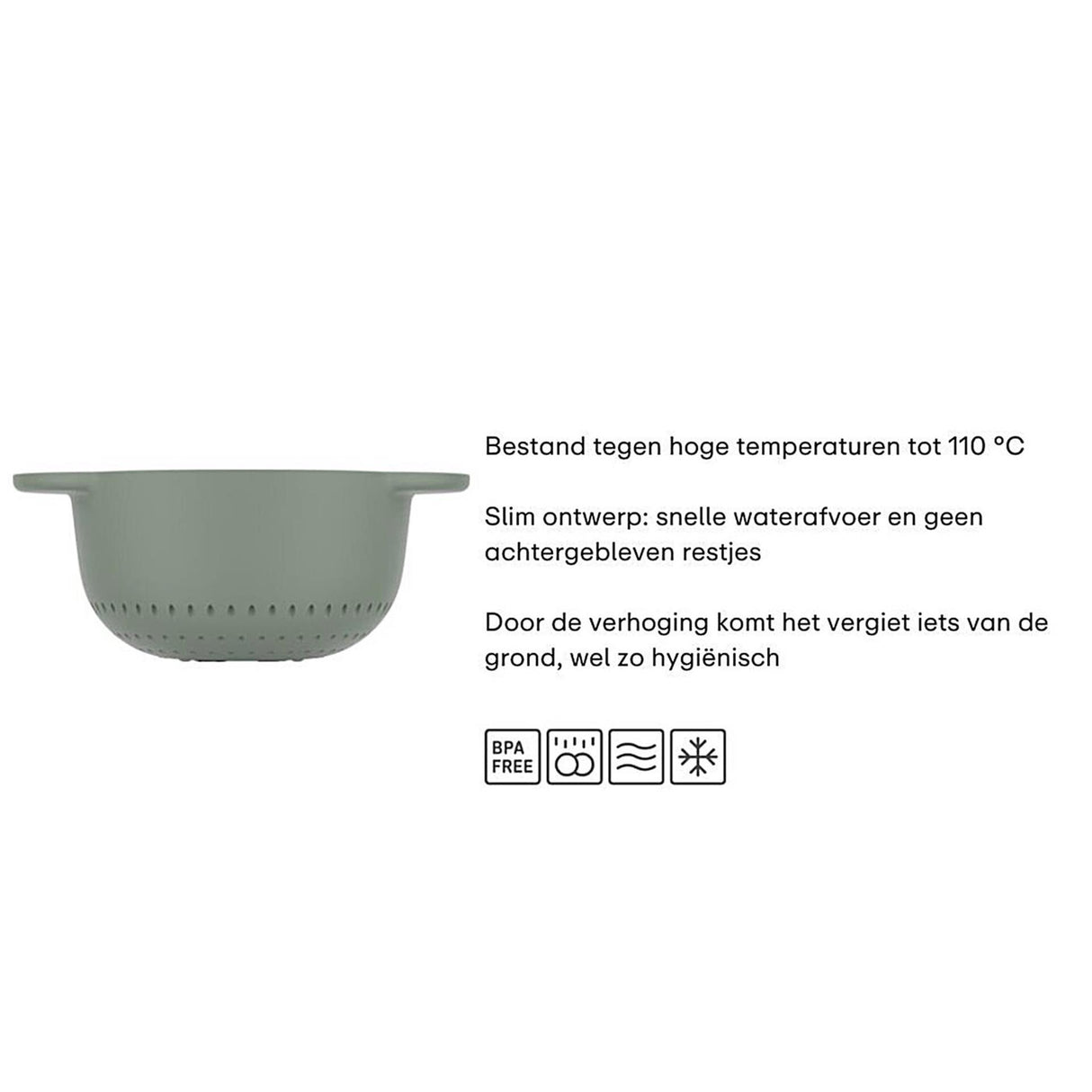 Colander 163 mm Kreide