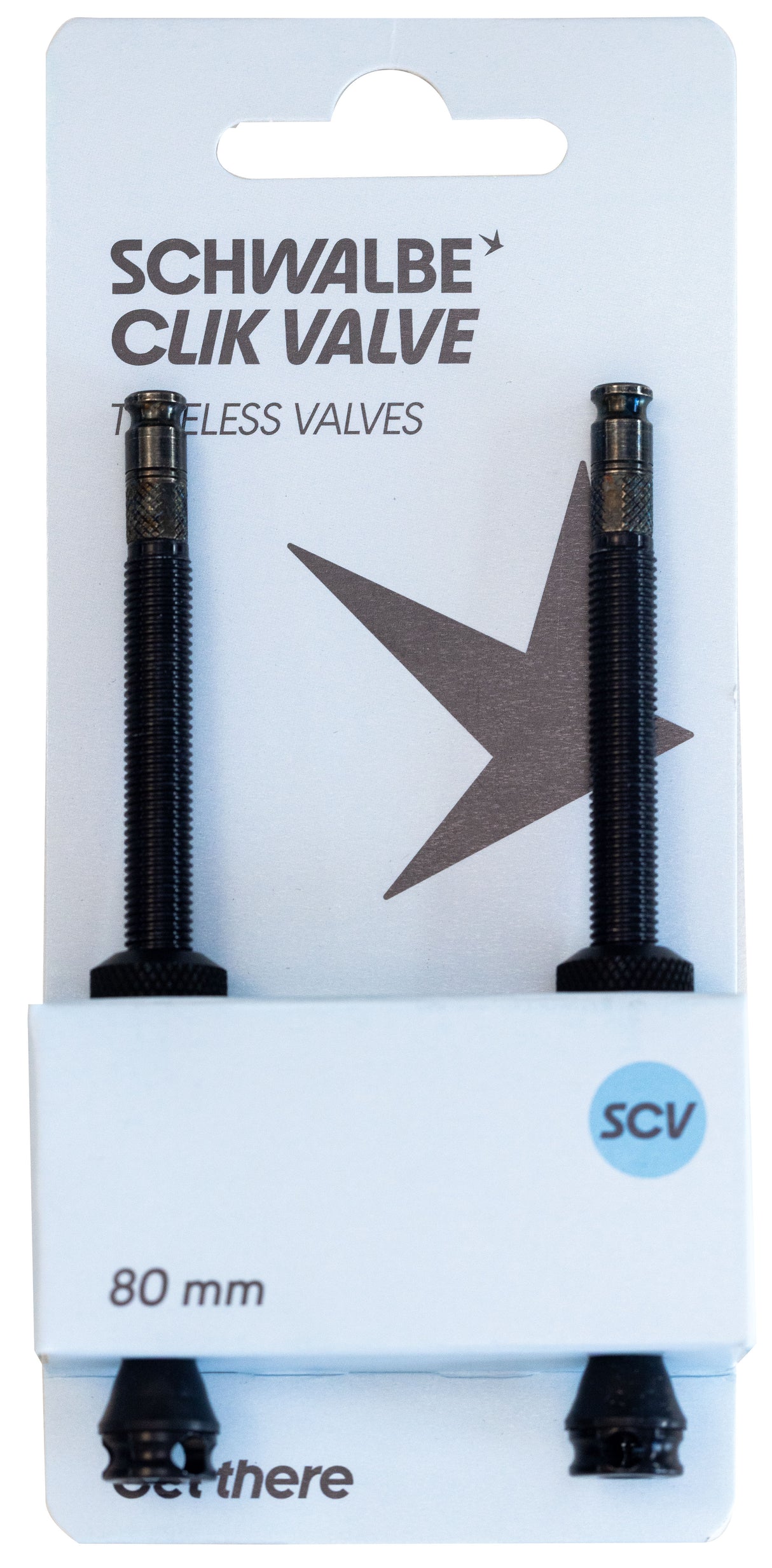 Schwalbe ventielverlenger clik ventiel valve extension tubelss 60mm black