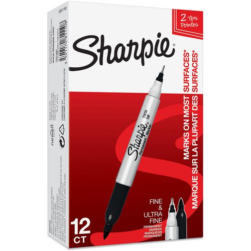 Permanent marker sharpie s0750900 zwart