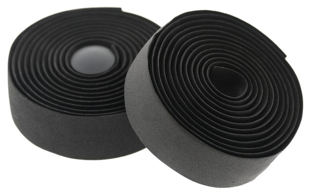 Tecora e styretape confort naturell, ø2,5x30mm, 1,8m, svart