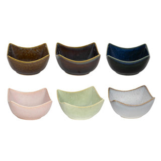 Bowl wind 9.4x9.4x5.2cm 6 assorted