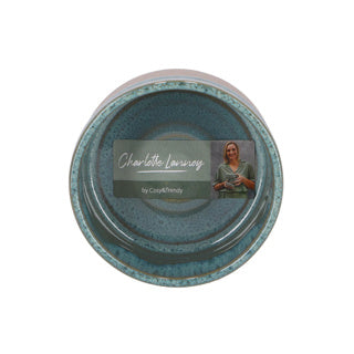 D10xH3.7 cm de plato verde de basalto