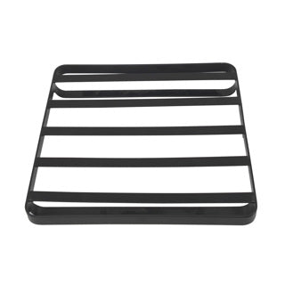 Untersetzer schwarz 18x18x2,5 cm