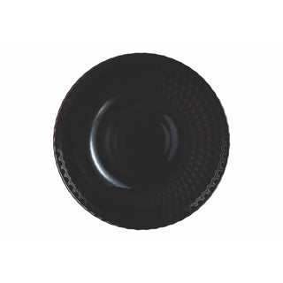 Tiefe Platte D20 cm Pampille Schwarz