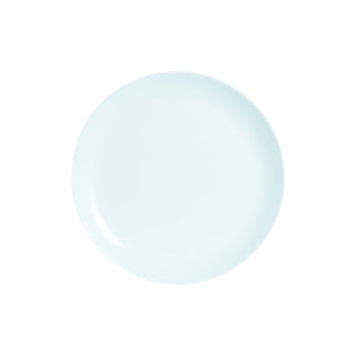 Placa plana D25 cm Diwali White