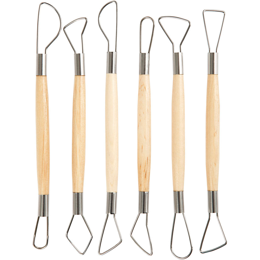 Creativ company mirrettes set round edges, 6 pcs.