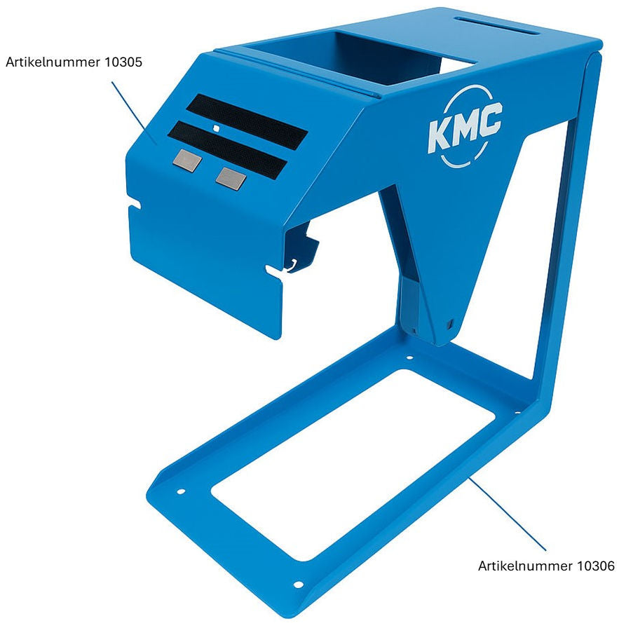 Soporte de rollo de cadena de bicicleta KMC - Azul - 1 Haspel - Taller