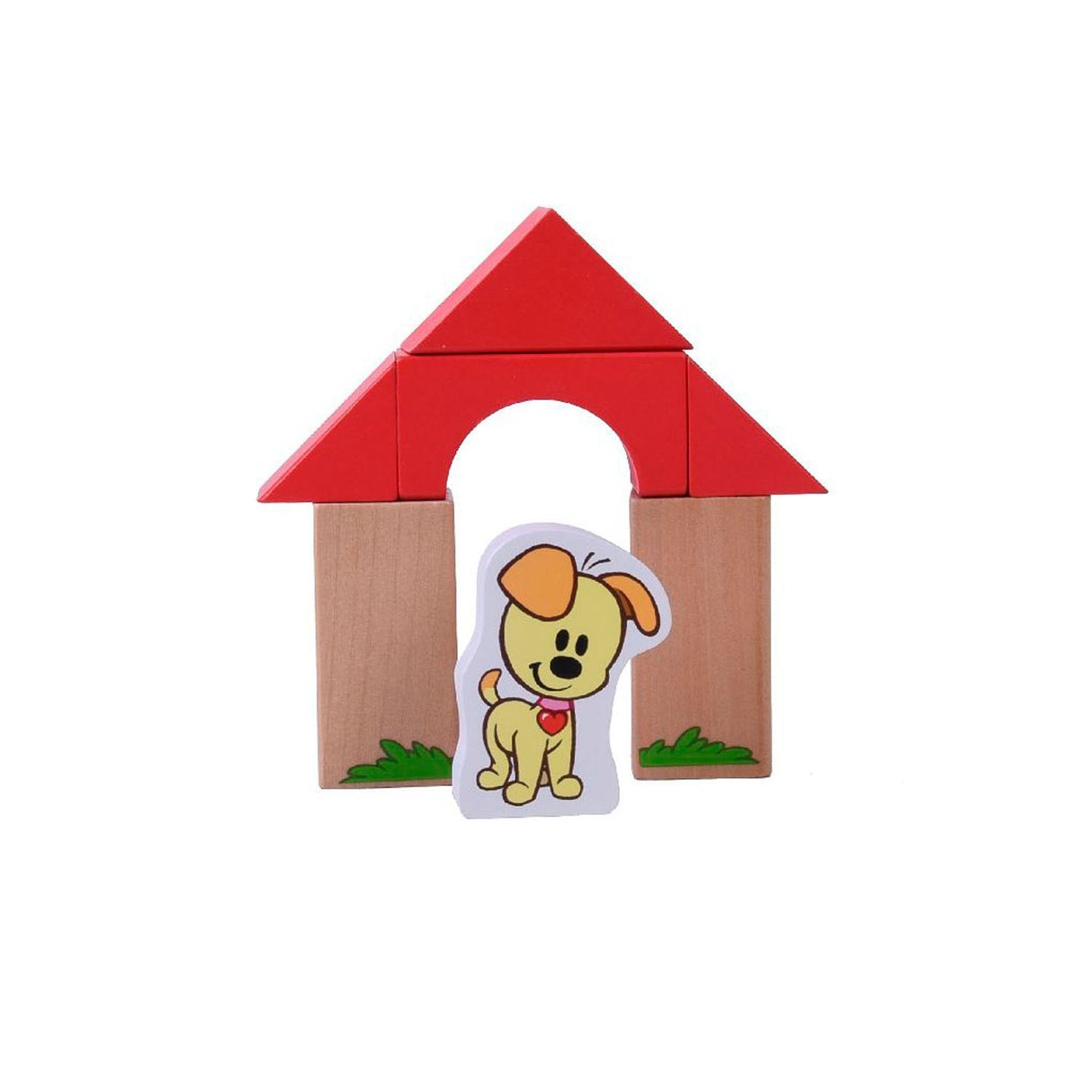 Blocs en bois de Rubo Toys et Pip 45 cm 50 pièces