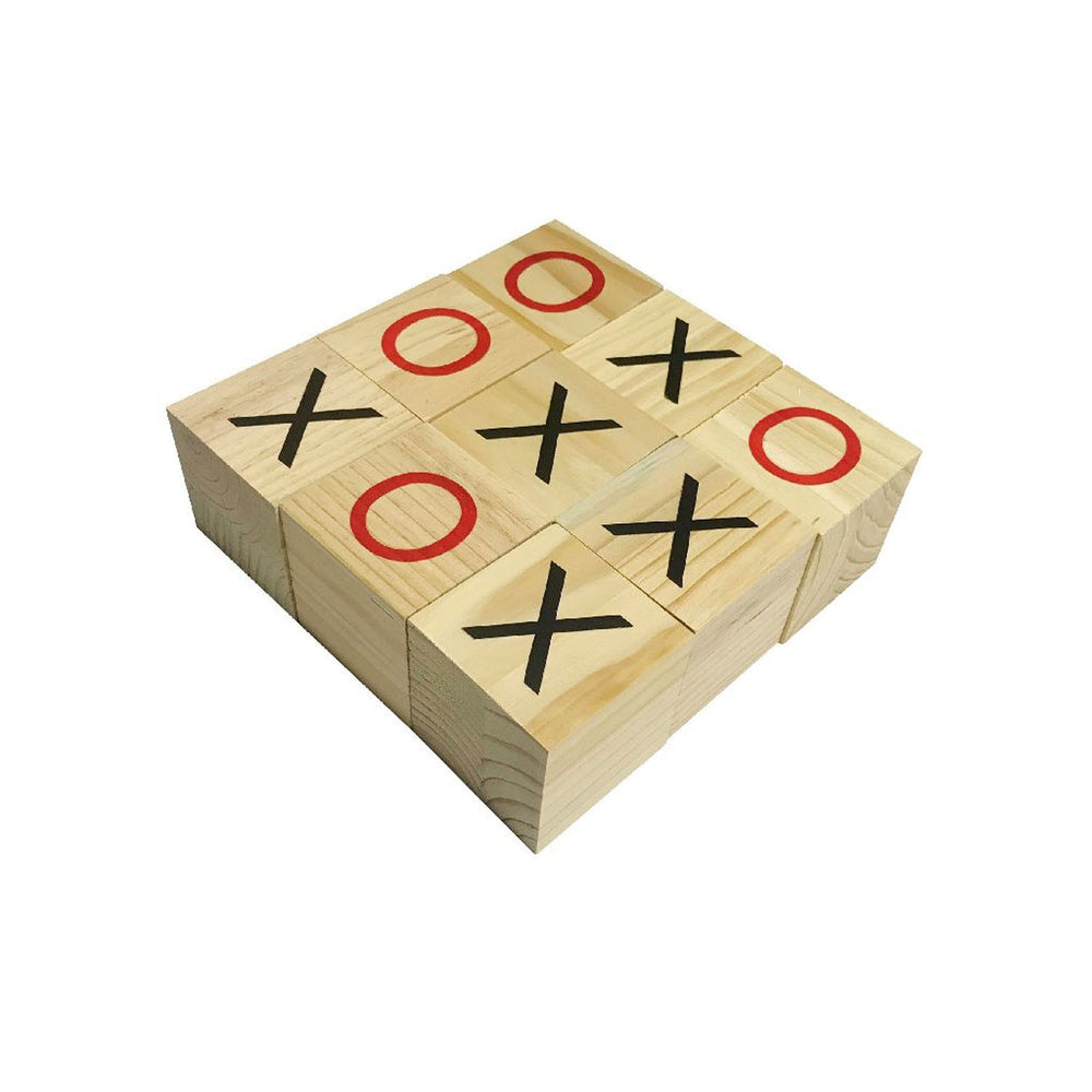 Outdoor -Spiele Holz Tic Tac