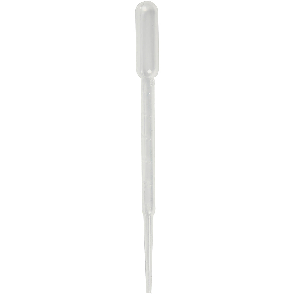 Creativ company pipettes, l: 15 cm, 3 ml, clear, 15 pieces 1 box