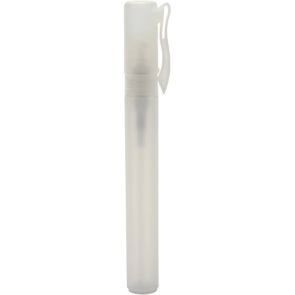 Creative company spray bottle, approx. 10 ml, matt transparent, 4 pieces in a box