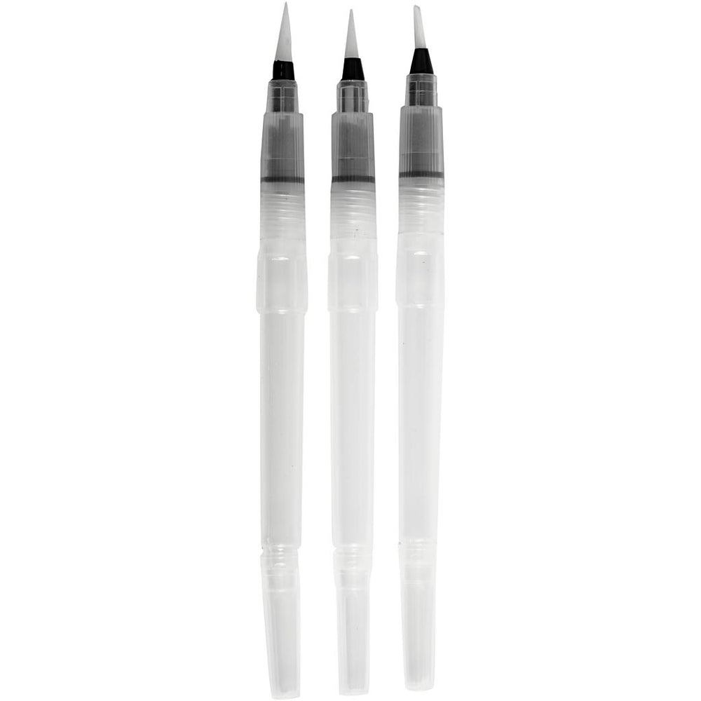 Creativ company water tank brushes, size s+m+l, 10 ml, 3 pieces 1 box