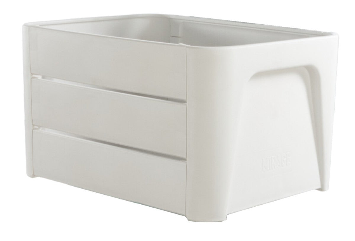 Basil mirage crate click 'n crate white 24l