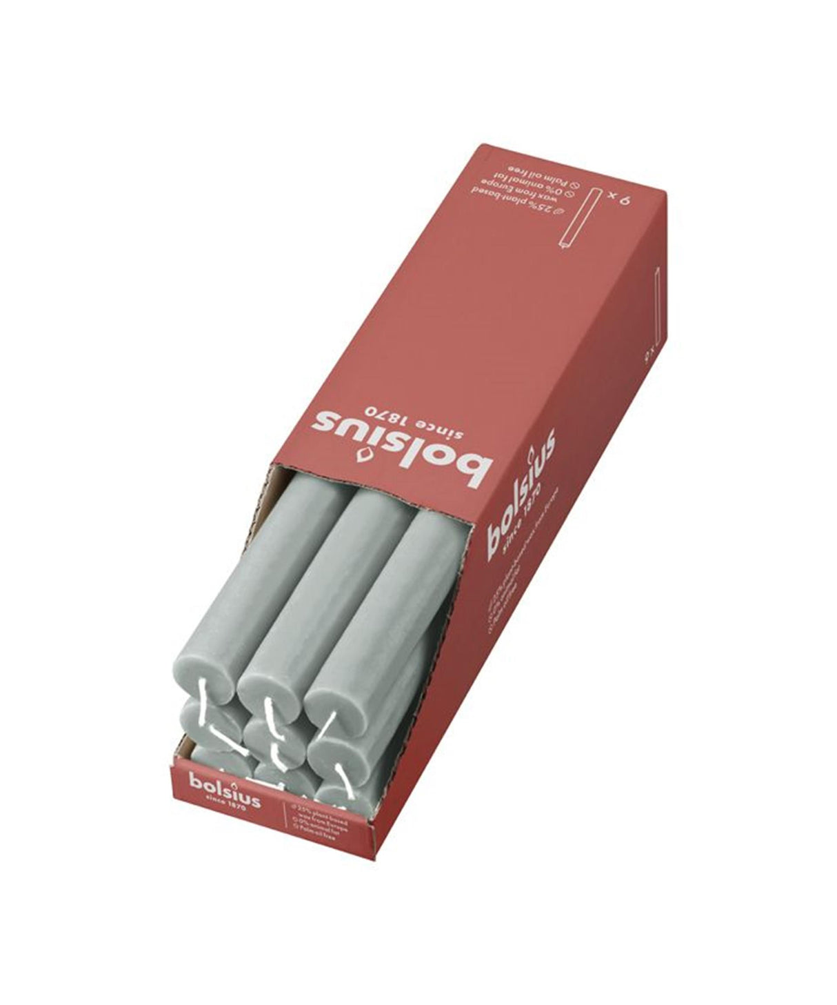 Bolsius rustiek tafelkaars jade