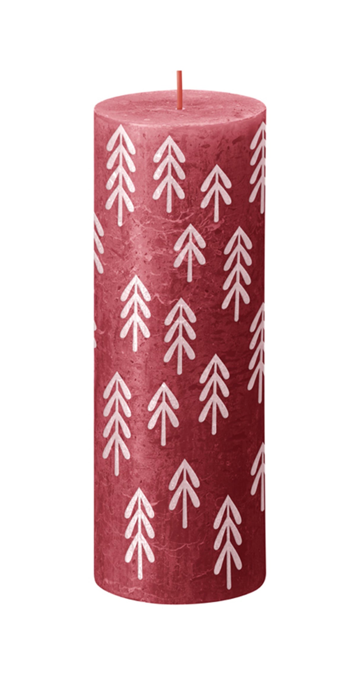 Bolsius printed kaars red 190 68mm