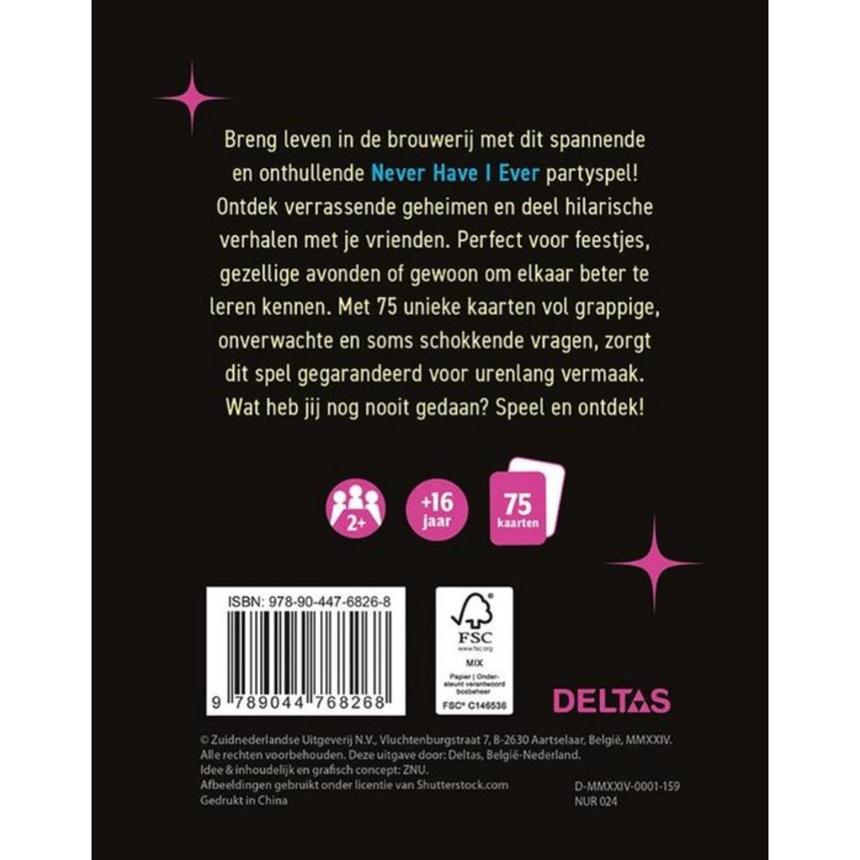 Deltas never have i ever - partyspel