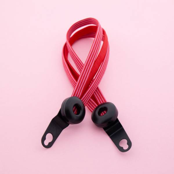 Correia de tensão Qibbel widek venture 24 colchetes pretos vermelho rosa