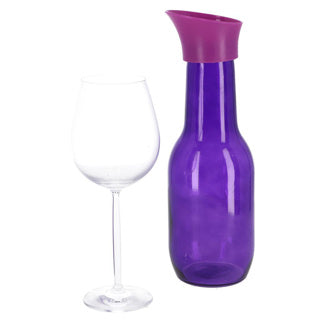 Schenkkan glas 1 l 6 assorti kleur | 6 stuks