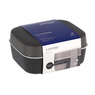 Amuse lonchera 3 en 1 gris