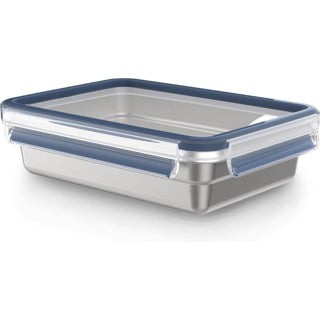Tefal vershouddoos rvs masterseal rechthoek 1.2 l | 2 stuks