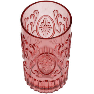 No brand tumbler akryl rosa 8,2x8,2x15,2cm | 2 stk