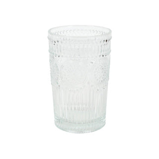Drinkglas relief 'sun' 350ml 12,6cm | 6 stuks